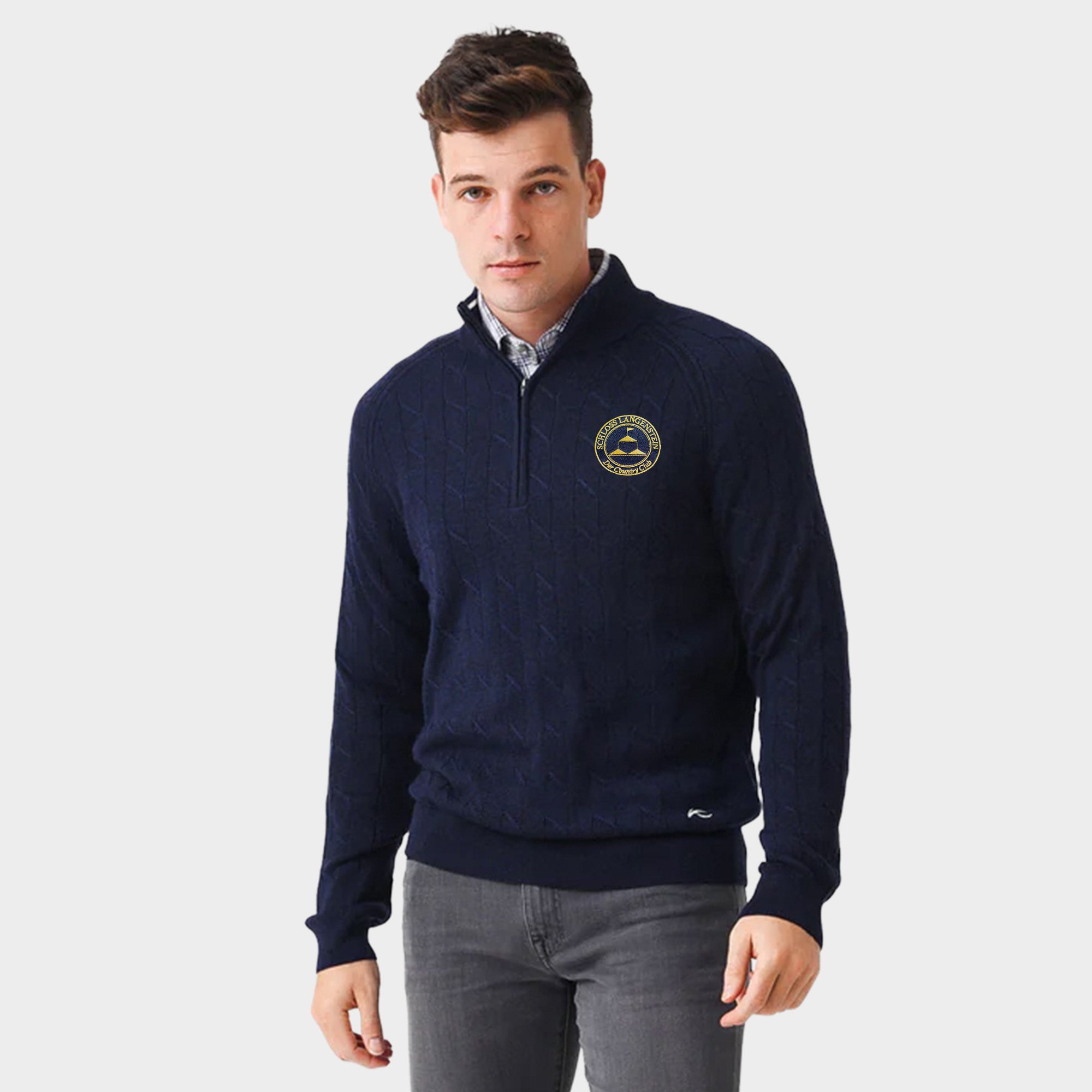 Club Half-Zip Cable Knit by KJUS